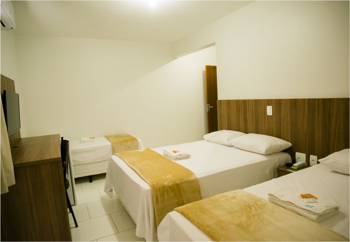 Quarto Triplo do Hotel Folley